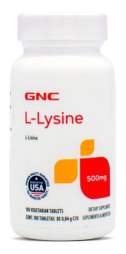 Gnc L-lisina 500 Mg