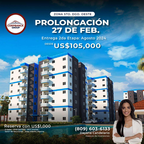 Apartamento En Prolongación 27 De Febrero