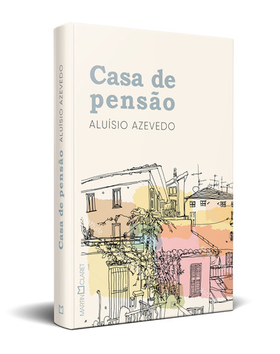 Casa de pensão, de Azevedo, Aluísio. Editora Martin Claret Ltda, capa dura em português, 2022