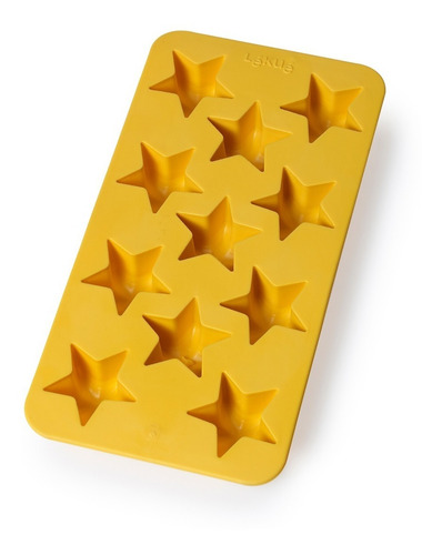 Molde Para Hielo Slim Estrella Marca Lékué Color Amarillo