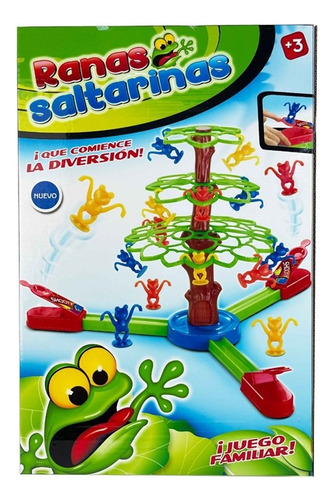 Juego De Mesa Familiar Ranas Saltarinas Lanzar Ranitas