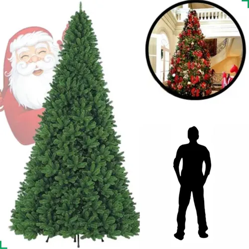 Árvore De Natal Grande 3 Metros Pinheiro Luxo 1500 Galhos