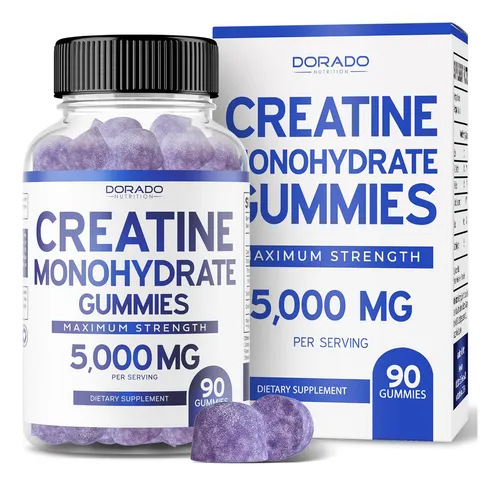 comprar Creatine Monohydrate Gummies 5000mg (90 Count) Creatine G...