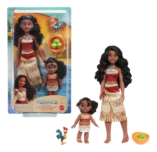 Moana 2 - Moana e sua irmã Simea - Mattel