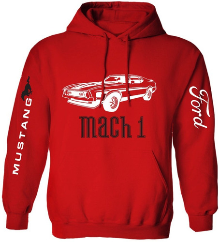 Sudadera Mod Mustang Mach One Estampado En Reflejante