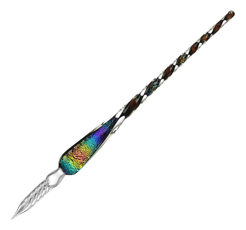 Pluma De Escritura De Vidrio Hecha Mano Crystal Calligr...