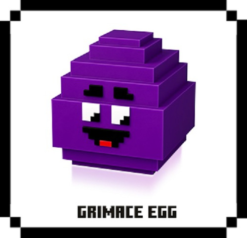 Minecraft Mcdonald's 2025 Edición Limitada - Grimace Huevo