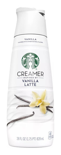 Crema Líquida Para Café Starbucks Vainilla Latte 828ml Usa