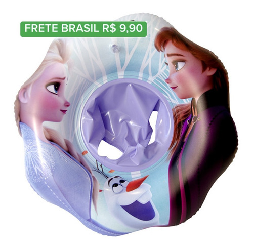 Boia Circular Infantil Com Fralda 56cm Frozen Dyin-066 Lm4