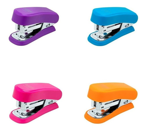 Mini Grampeador Neon 20 Folhas - Brw