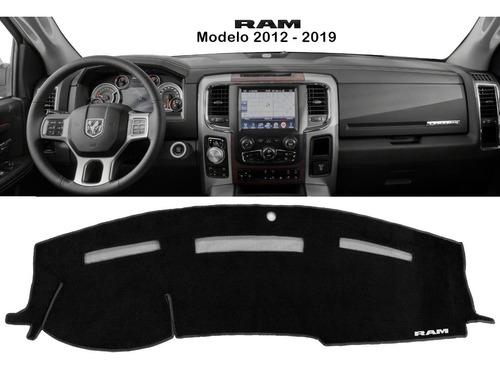 Cubretablero Bordado Dodge Ram 1500 Modelo 2009 - 2019