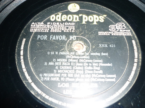 The Beatles Por Favor Yo Microsurco Odeon Vinilo Poo Jcd055