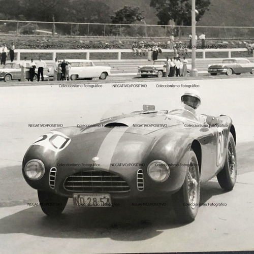 Foto Antigua Original De Época Carrera De Automóviles