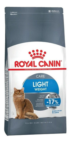 Alimento Royal Canin Feline Care Nutrition Light para gato adulto sabor mix em sacola de 7.5kg