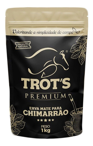 Erva De Chimarrão Trots Puro Mate Premium 100% Natural 1kg