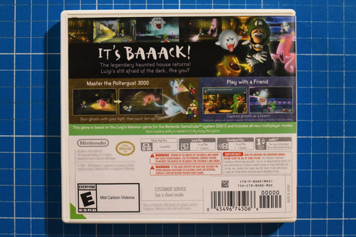 Luigui's Mansion Nintendo 3ds ¡juegazo! (Usado)