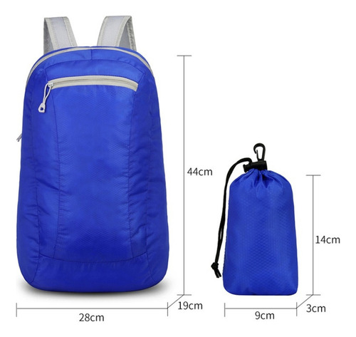 Mochila De Viaje Al Aire Libre, Bolsa Plegable Ultraligera