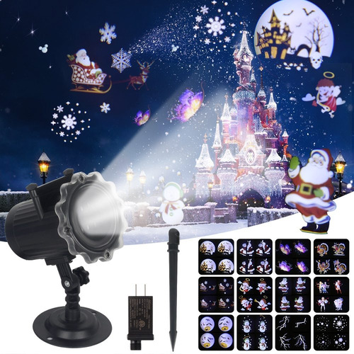 Proyector Láser De Navidad Con Efecto De Animación, Ip65