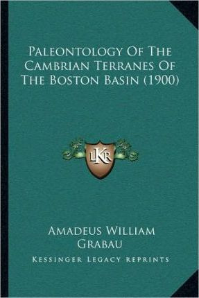 Libro Paleontology Of The Cambrian Terranes Of The Boston...
