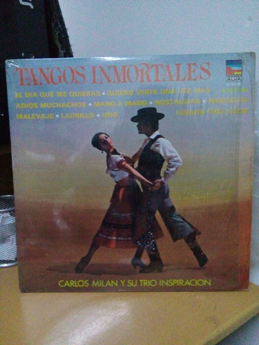 Carlos Milan Y Su Trio Inspiración Tangos Vinyl Lp Acetato