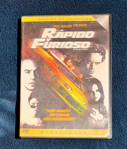 Pelicula Dvd Original Rapido Y Furioso