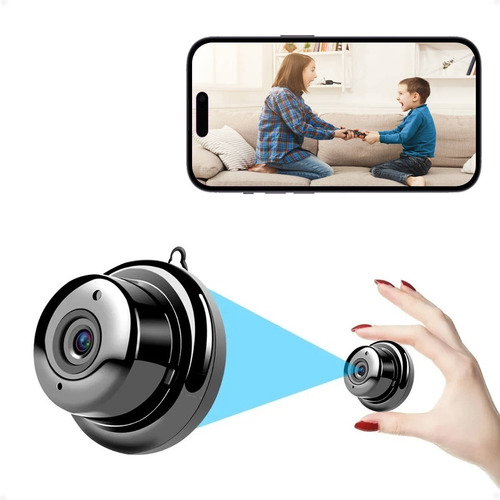 Imagen 1 de 10 de Mini Cámara Inalámbrica 1080p Wifi Visión Nocturna - Otec