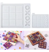 Comprar Moldes Para Artesanías De Resina Tic Tac Toe Grande 2 Piezas