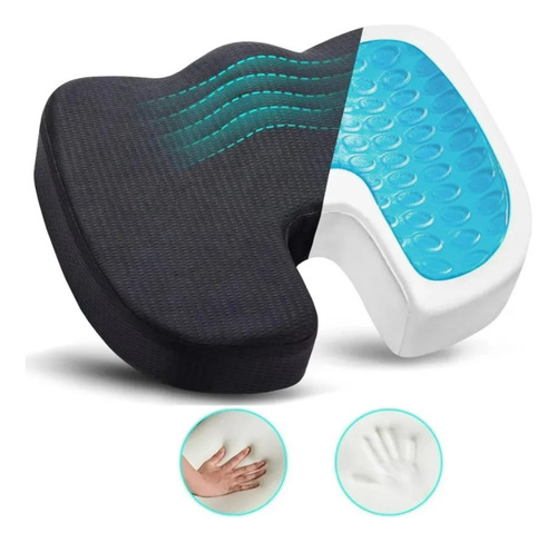 Cojín Coxis Ortopédico Premium Ergonómico Con Memory Foam