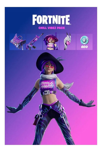 Fortnite - Chill Vibez Pack + 600 V-bucks Xbox Live Código