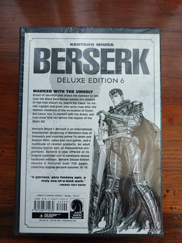 Berserk Deluxe Volume 6, De Kentaro Miura. Editorial Dark Horse Manga En Inglés