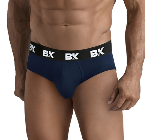 Slip Bakhou 3049 Algodón Lycra C/elástico Personalizado