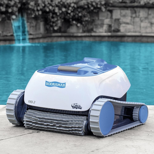 Robô Piscina Sobe Parede Rb2 Limpa Aspira Até 12m Sodramar