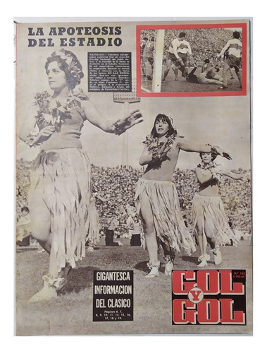 Revista Gol Y Gol N° 123 1964 Clasico Univ. Futbol Chileno