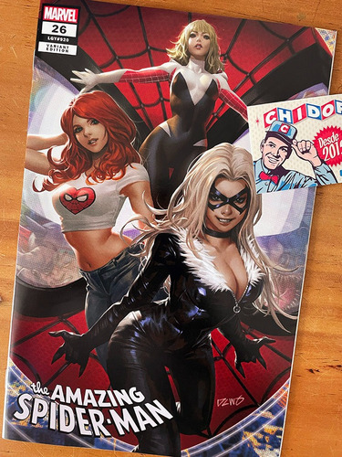Comic - Amazing Spider-man #26 Chew Black Cat Trade Sexy Mj