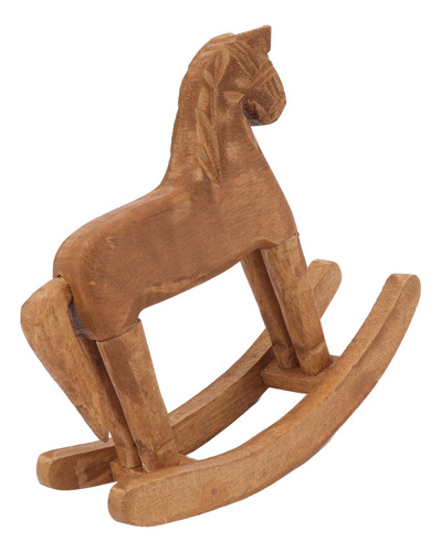 Decoración De Mesa Con Forma De Caballo Balancín De Madera T