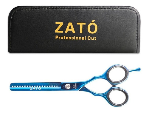 Zato Tijera Profesional De Pulir Azul Metalico 5,5 Mod P550