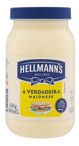 Maionese Hellmanns  Tradicional 500g