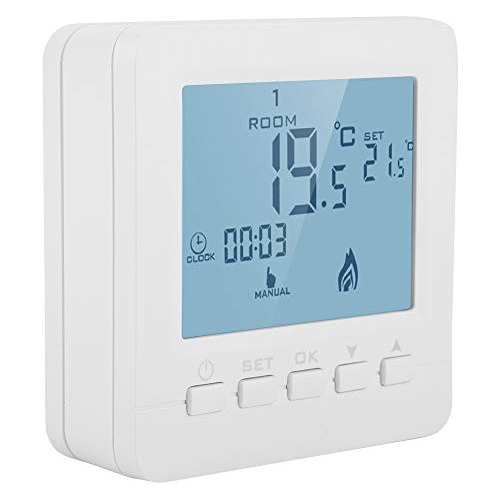 Thermostat Fireplace (white) - Digital Programmable The...
