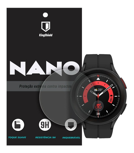 Película Galaxy Watch 5 Pro 45mm Kingshield Nano Vidro (2x)