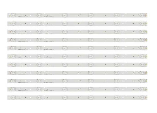 Kit 11 Tiras Leds 50k20d / 50k20dw / 50h5g 50k20dg Aluminio!