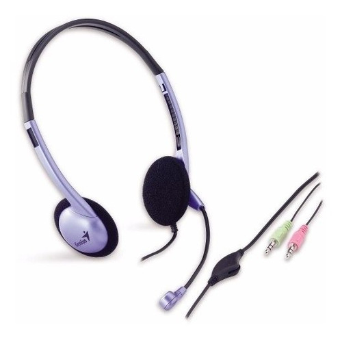 Imagen 7 de 8 de Auriculares gamer Genius HS-02B azul