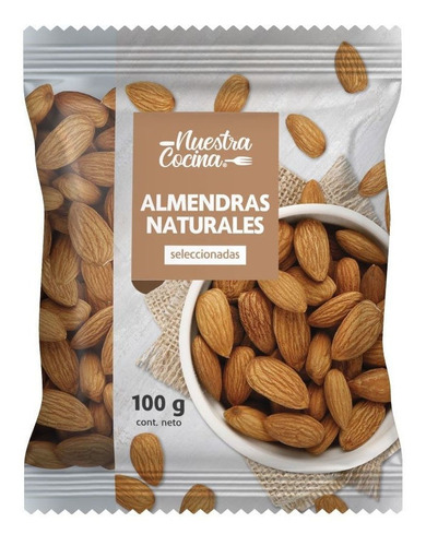 Almendras Nuestra Cocina Naturales 100 G