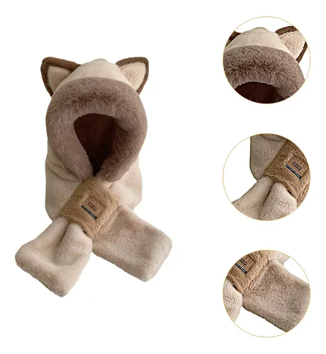 Gorro De Animales De Peluche, Gorro Suave Y Novedoso,