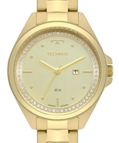 Relógio Technos Feminino Fashion Trends Dourado - 2015cbv/4x