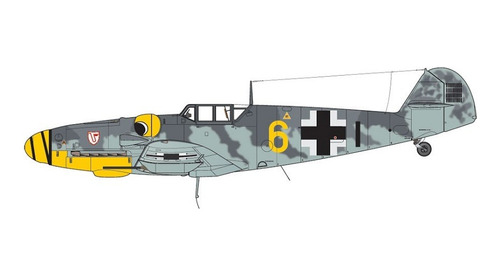 Avión Caza Airfix Messerschmitt Bf 109 G-6 - Escala 1:72