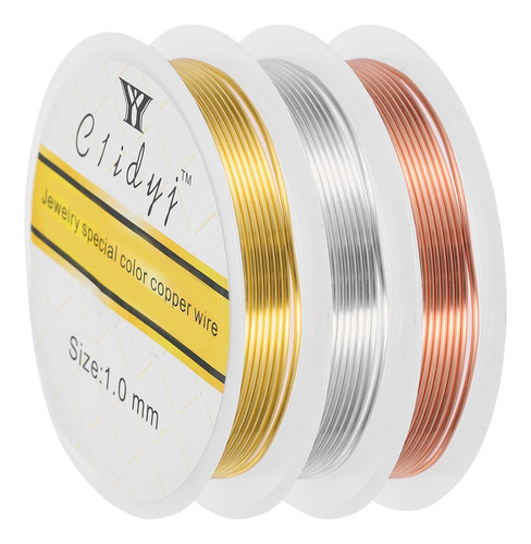 Meccanixity Alambre De Cobre Calibre 18 Para Hacer Joyas, 3