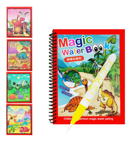 X F0 Magic Water Drawing Book Pintura Tablero Para Colorear