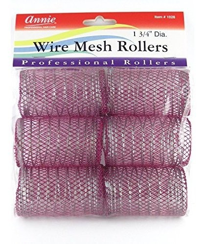 Tubos De Peinado - Annie 1-3-4  Jumbo Wire Mesh Hair Rollers