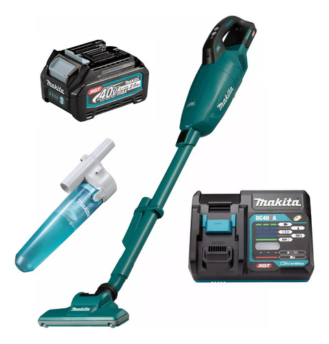 Aspirador De Pó Makita A Bateria 2ah 40v Cl001gz02 + Ciclone