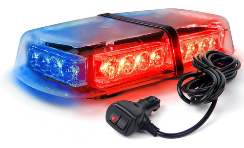 Baliza Led 12 24 Volts Azul Roja Ambulancia Policia 